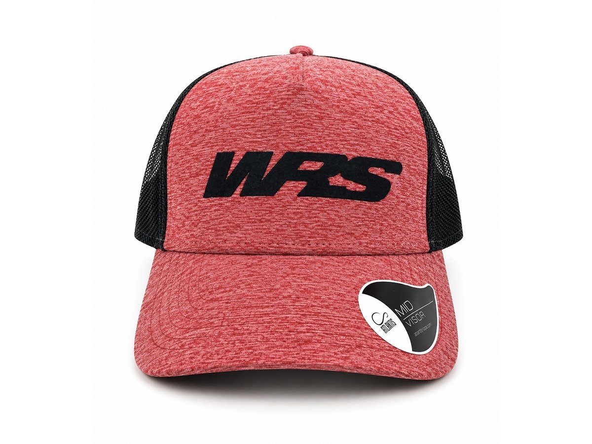 WRS原廠鴨舌帽（紅色混紡）
